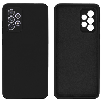 Чохол Silicone case для Samsung A72 (25) Black чорний