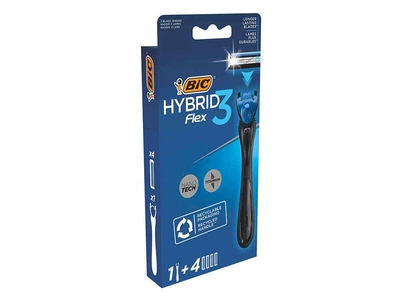 Станок для гоління BIC Flex 3 Hibrid+4 картриджі