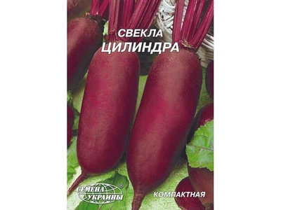 Буряк СЕМЕНА УКРАИНЫ (10 пачок) Гігант "Цилиндр" 20г