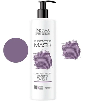 Тонуюча маска jNOWA Professional FusionTone Mask 8/61 Світло-русявий фіолетово-попелястий 400 мл