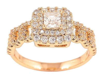 Каблучка XUPING Позолота 18K «Інкрустація цирконієм» (257278) р.17