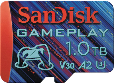 Карта пам'яті SanDisk GamePlay microSDXC UHS-I V30 1TB (0619659208103)