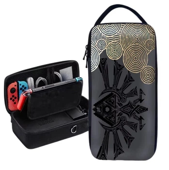 Увеличенный защитный кейс Mini Travel Zelda для игровой консоли Nintendo Switch / Nintendo Switch OLED