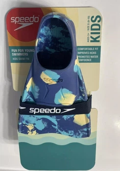 Дитячі ласти для плавання Speedo Multi Navy Blue Marble розмір S / US (9-10 ) / EU 26-27