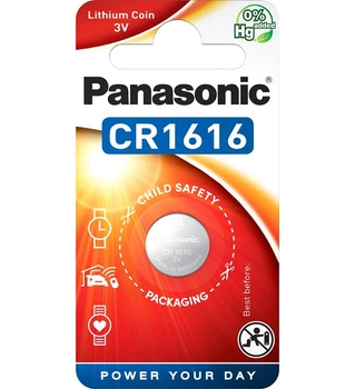 Батарейка CR-1616 Lithium 3V PANASONIC 1 шт. планшет 5107