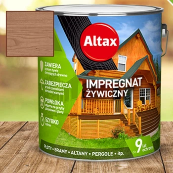 Просочення антисептик для дерева Altax Impregnat Zywiczny колір каштан 4,5 л мат