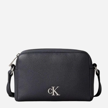 Сумка крос-боді через плече жіноча зі штучної шкіри маленька Calvin Klein 4K3038G1 Чорна (198294090958)