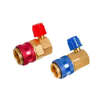 Заправні муфти 2шт. для автокондиціонерів QC-12A 1/4"