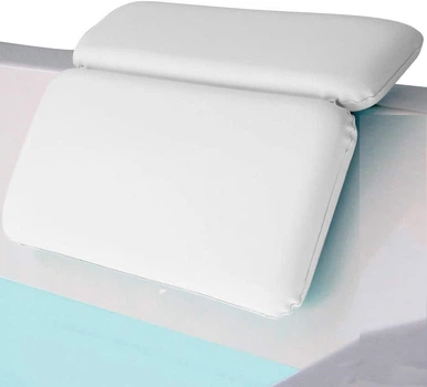 Подушка-подголовник для ванны с присосками Bath Pillow Белая