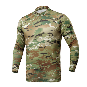 Рашгард тактичний Raptor Rashguard Multicam. Slim fit, polyester. Розмір L