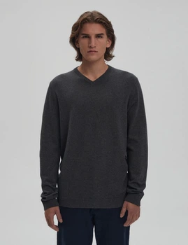 Свитер мужской Diverse VNECK L Серый меланж (5902598936349)