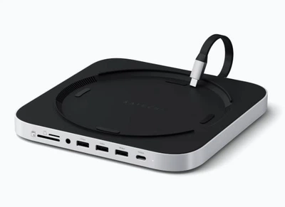Док-станція Satechi Stand & Hub for Mac Mini M1-M2, Mac Studio M1-M4 / With NVMe SSD Enclosure