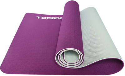 Коврик спортивный TOORX Yoga Professional TPE 183 х 60 х 0.6 см Burgundi/Perla (MAT-184) (931142)