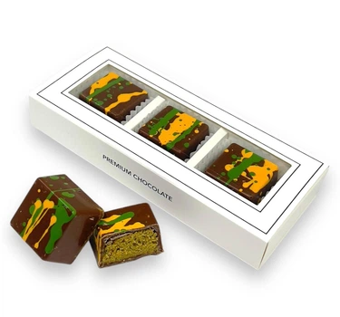 Цукерки Дубайський шоколад LAVIVA CHOCOLATE, 80г