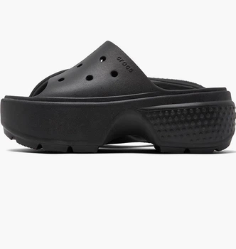 Тапочки CROCS Stomp Platform Slide Sandals Black 209346-001 38-39