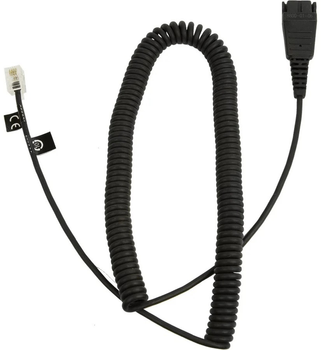 Кабель Jabra QD to RJ-10 spiral 0.5 m Black (8800-01-06)