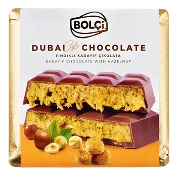 Дубайський шоколад з фундуком Bolci Dubai style Chocolate 100 г