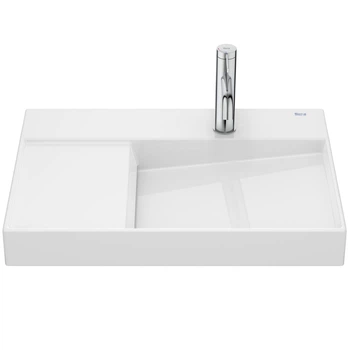 Умывальник накладной ROCA Horizon 600x420x105мм прямоугольный белый A32727400B