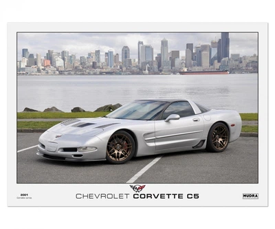 Постер CP Chevrolet Corvette C5, Corvette Series 84х60 см (66)