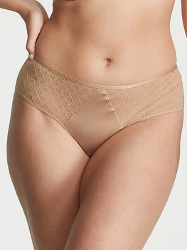 Трусики бразилиана женские Victoria's Secret 367514162 2XL Бежевые (1159824098)