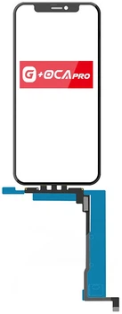 Стекло дисплея iPhone 11 Pro Max черное с OCA-пленкой с сеткой слуховой динамик speakerа Original PRC G+OCA PRo