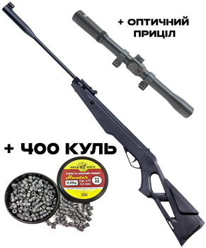 Пневматична гвинтівка Ekol Thunder Es з + Оптика + Кулі