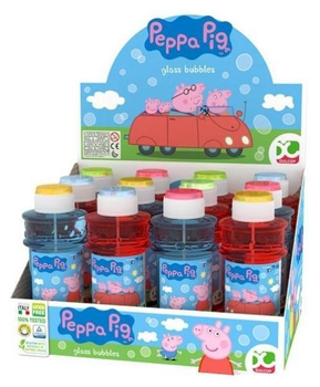 Zestaw baniek mydlanych Dulcop Peppa Pig 12 szt x 300 ml (8007315060707)