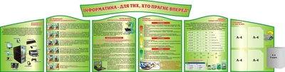Комплект стендів «Інформатика – для тих, хто прагне вперед!» (Арт1097)