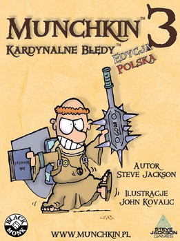 Dodatek do gry Black Monk Munchkin 3 - Kardynalne Błędy (5901549119442)