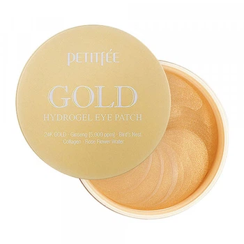 Гидрогелевые патчи для глаз с золотым комплексом +5 PETITFEE Gold Hydrogel Eye Patch 60 шт
