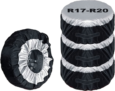 Чохли для коліс UFT Wheelcover 4 R17-R20 з ручками 4 шт Сірі (UFTWheelcover3L)