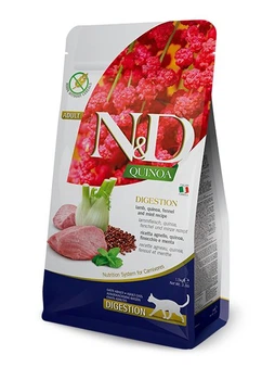 Сухой диетический корм Farmina N&D Quinoa Digestion для кошек с чувствительным пищеварением с ягненком и киноа 1.5 кг