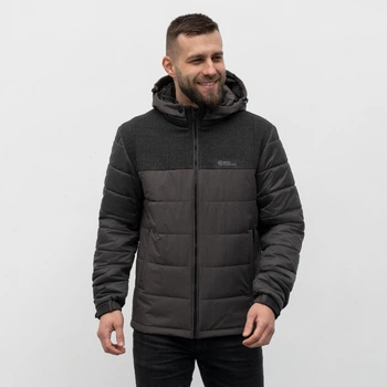 Куртка демисезонна мужская большого размера UF-fashion 109-(DVC) 66 графит