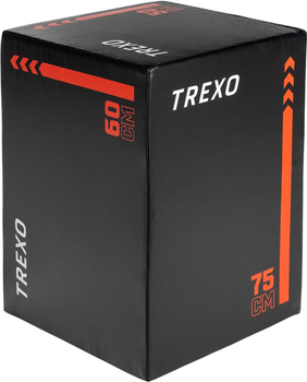 Пліометричний бокс Trexo TRX-PB30 30 кг Black (5904823011746)