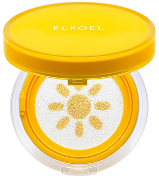 Przeciwsłoneczny krem do twarzy Elroel Yellow Sun Cushion 15 g (8809085107381)