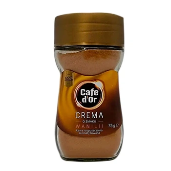 Розчинна кава зі смаком ванілі Cafe d`OR Crema 75г. Польща