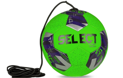 М'яч №4 SELECT Street kicker для навчання v24 зелений/чорний/сріблястий