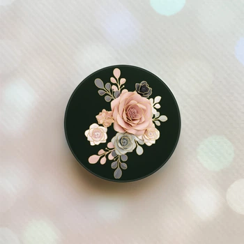 Держатель для смартфона / планшета попсокет Popsocket Черный :: Розы (принт 275)