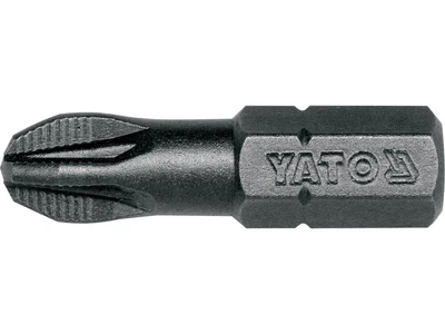 Насадка отверточная «Pozidriv» PZ3 x 25 мм. HEX 1/4" (уп. 50 шт) YATO (YT-7812)