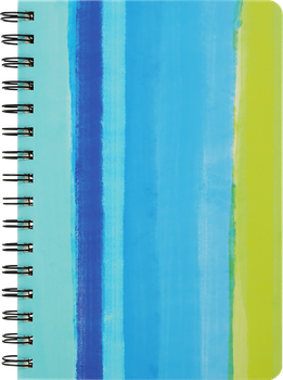 Записная книга Buromax Color Lines A5 в клетку твердая обложка на пружине 80 листов (BM.24572110-02)