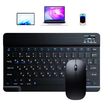 Клавіатура та мишка бездротові комплект, з USB / Акумуляторна Bluetooth BT Combo (L)