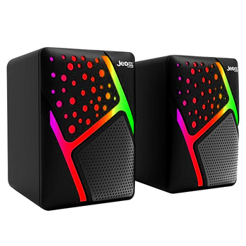 Компьютерная акустика колонки для пк JEDEL S527 USB с RGB подсветкой 6W