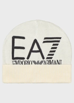 Шапка EA7 Мужская M Молочный (7X000006AF11994M1013-M)