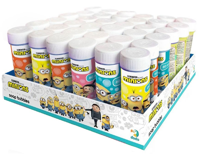 Zestaw baniek mydlanych Dodo Minionki 36 szt x 60 ml (4823115906403)