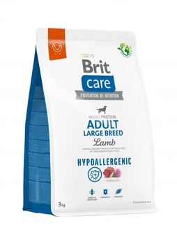 Сухой гипоаллергенный корм Brit Care Hypoallergenic Adult Large Breed для собак крупных пород с ягненком 3 кг