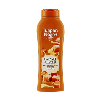 Гель для душу "Карамельний крем Ірис" Tulipan Negro Shower Gel Caramel & Toffee