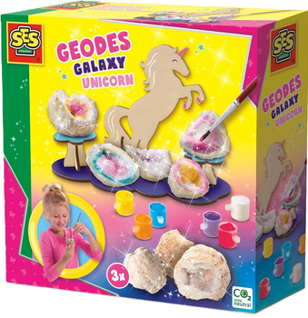 Набір для дитячої творчості Ses Creative Geodes rock Galaxy Unicorn (8710341147679)