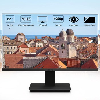 Монитор 22" KOORUI 22N1 Full HD VA 75 Гц Б/В