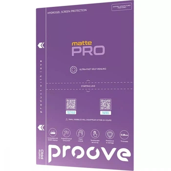 Защитная 3D гидрогелевая плёнка Proove PRO для Motorola Edge 50 Fusion, матовая на экран