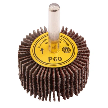 Круг лепестковый с хвостовиком GRAPHITE 55H755, 40x20 мм, K60